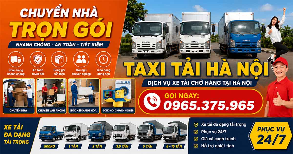 Chuyển Nhà Hà Nội – Dịch Vụ Chuyển Nhà Nhanh, Gọn, An Toàn