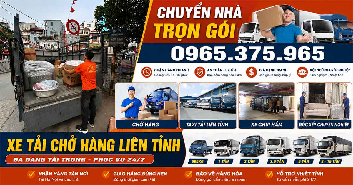 Taxi Chở Hàng Hà Nội – Đặt Xe Nhanh, Chở Hàng Tận Nơi