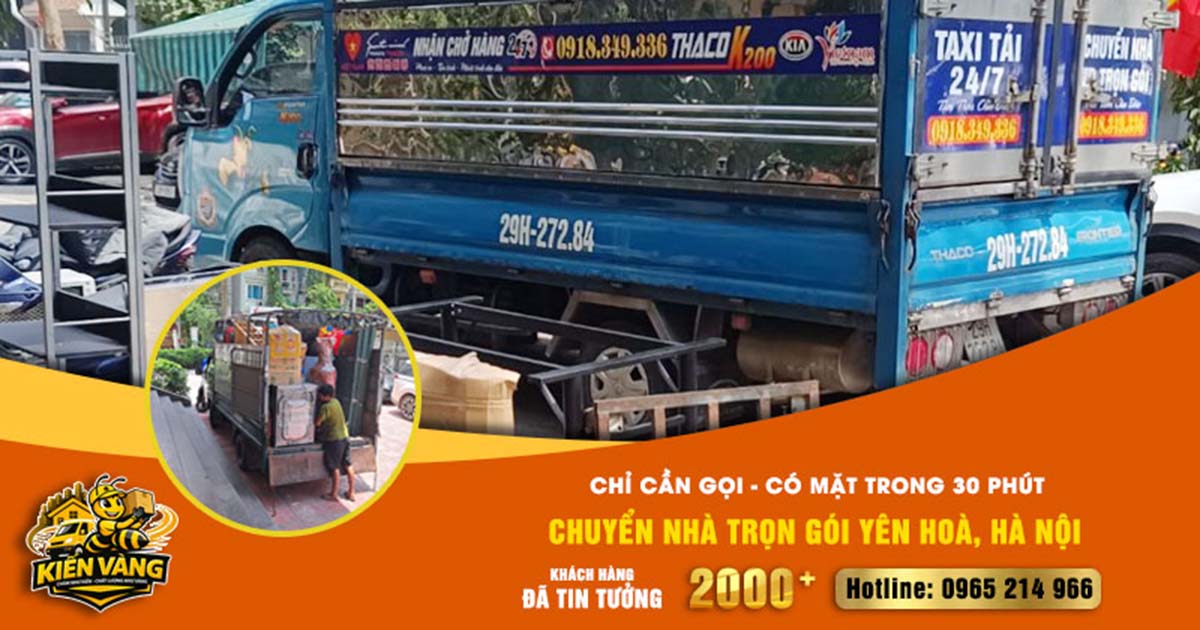 Dịch Vụ Chuyển Nhà Trọn Gói Hà Nội Giá Rẻ – Xe Tải Và Nhân Công Trọn Gói